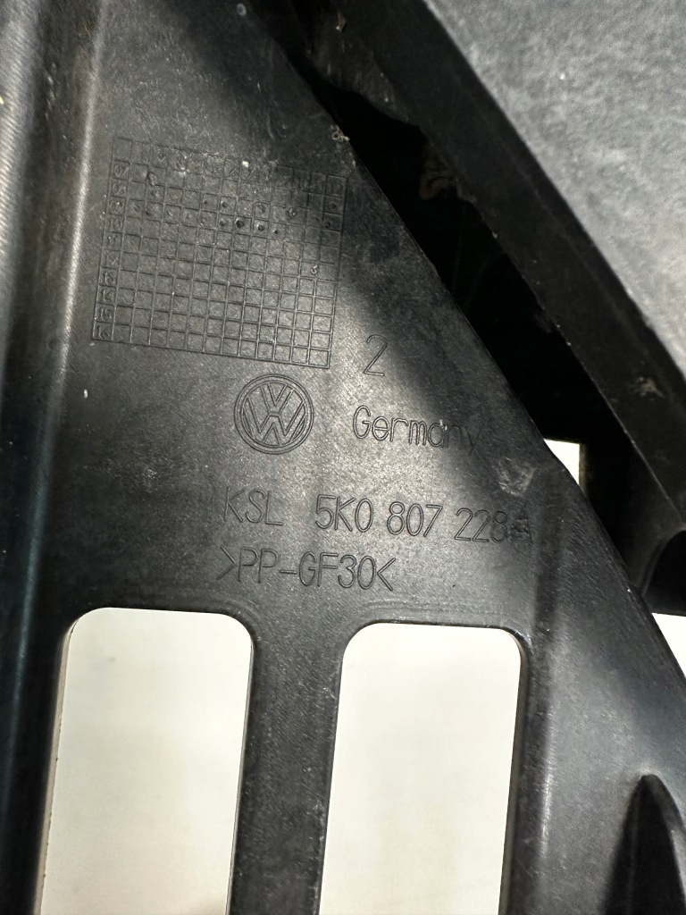 фото №6, Vw golf vi 6 напрямна кронштейн лампи правий перед