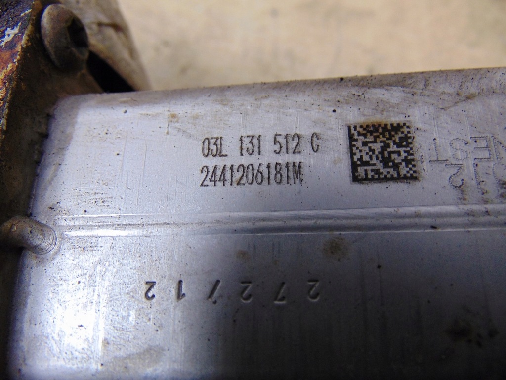 фото №12, Egr радіатор вихлопних газів vw passat b7 2.0 tdi 03l131512c 03l131512cf