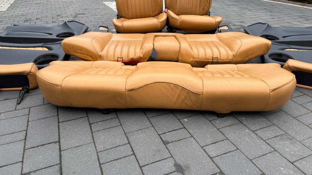 фото №9, Комплект шкіра сидіння заднє сидіння eu alfa romeo 156 sedan оббивка з підігрівом