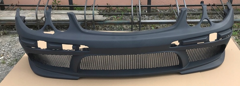 фото №13, Mercedes w211 бампер передний перед спойлер тюнинг