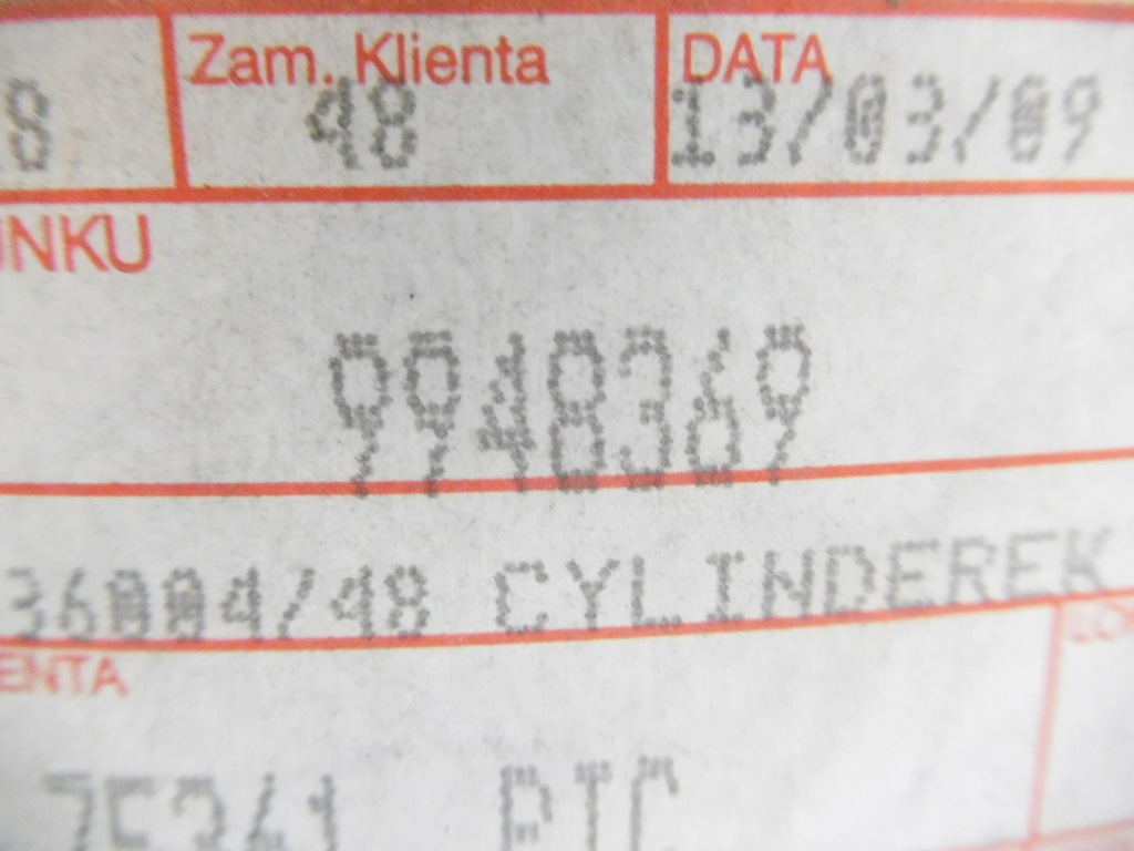 фото №6, Циліндрик гальмівний fiat punto оригінальний номер 9948369