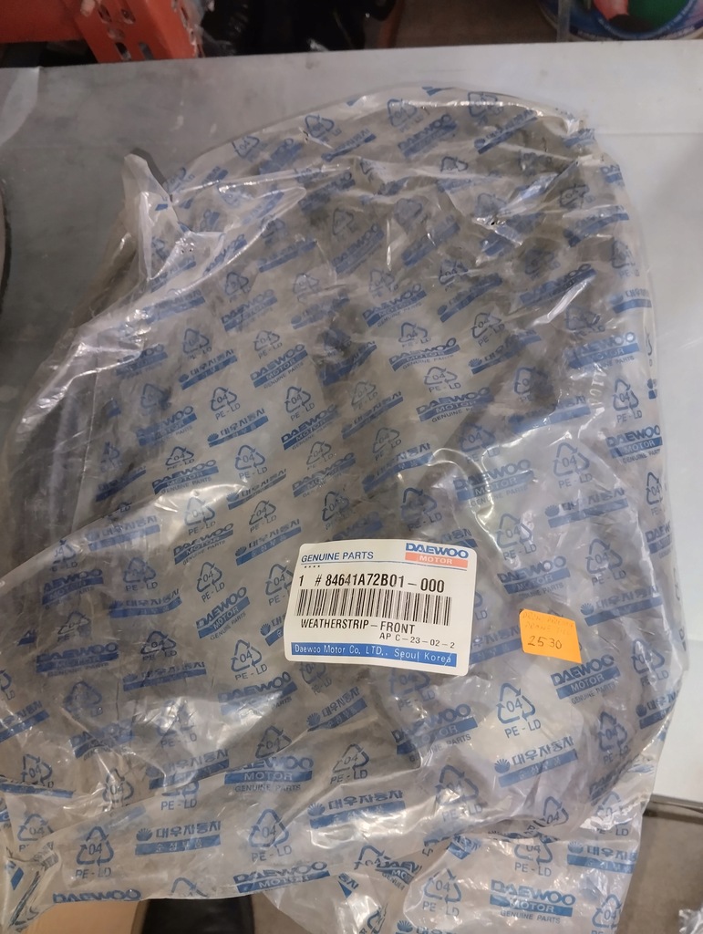 фото №1, Прокладка дверь перед правый daewoo tico 84641a72b01000