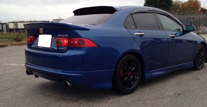 фото №4, Honda accord 7 vii накладка задняя диффузор mugen