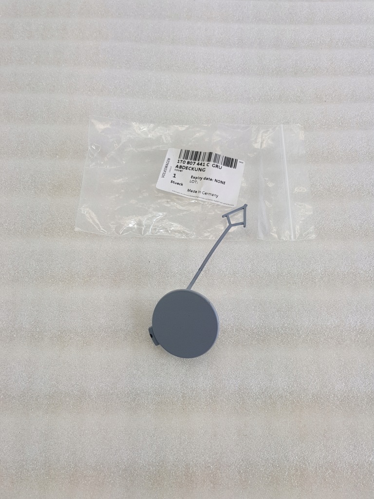 фото №1, Vw touran заглушка фаркоп бампера задняя 1t0807441c