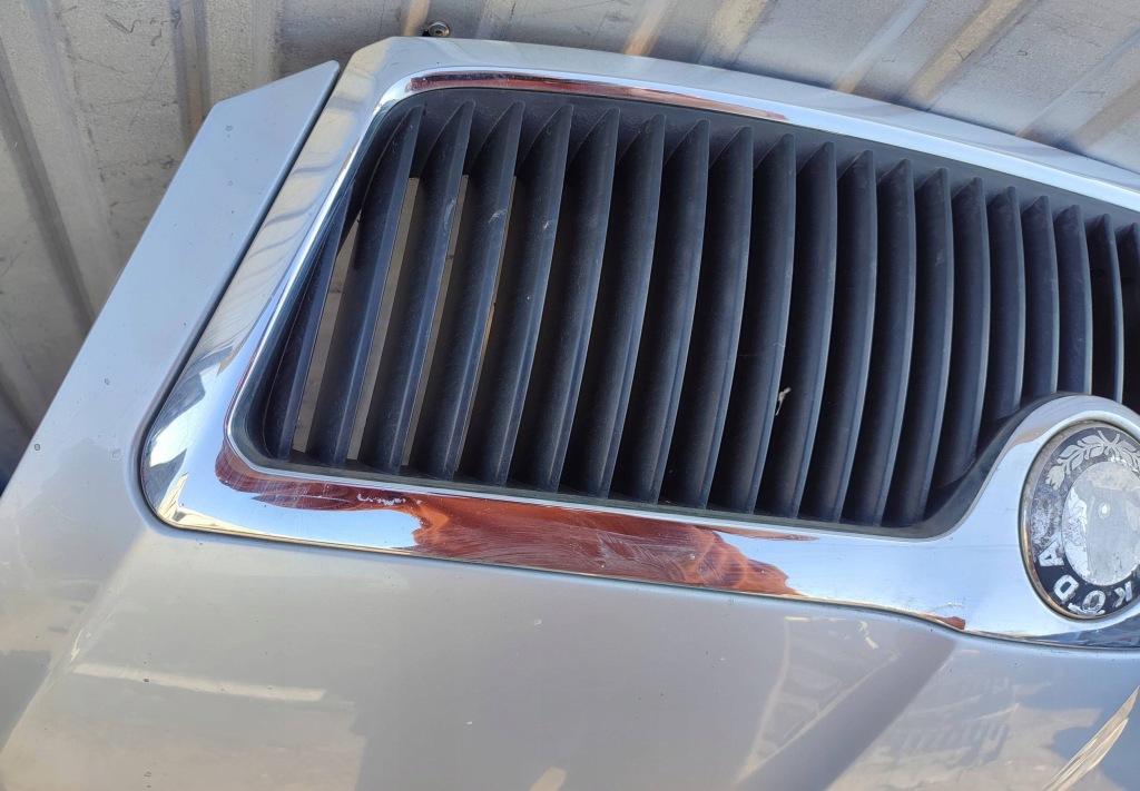 Капот skoda octavia 2 1z0 2004-2010 решётка радиатора демонтаж giełda pń Цена