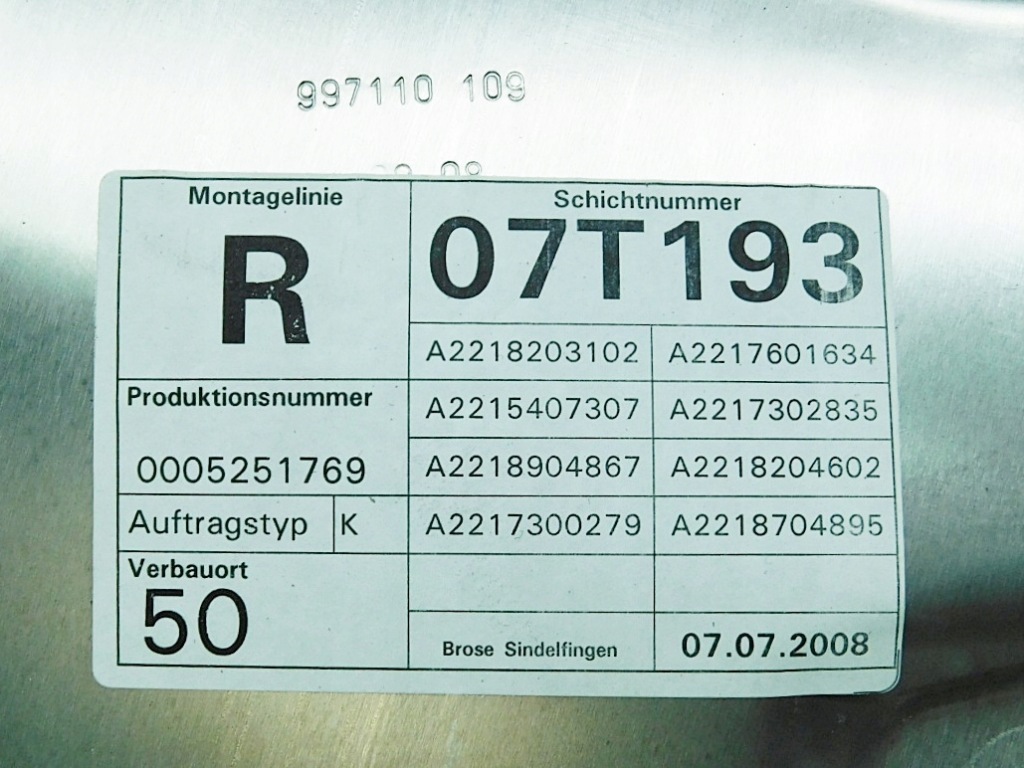 фото №5, Підйомник правий задня - mercedes s-klasa w221