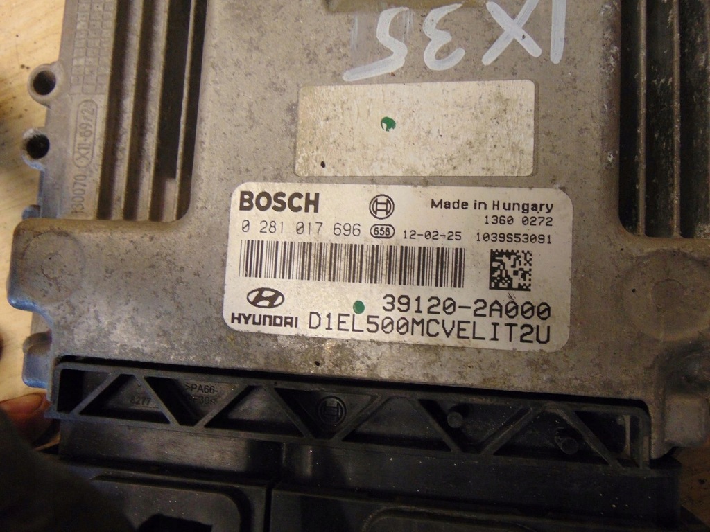 фото №5, Бортовий комп'ютер двигуна hyundai ix35 1.7 crdi 39120-2a000