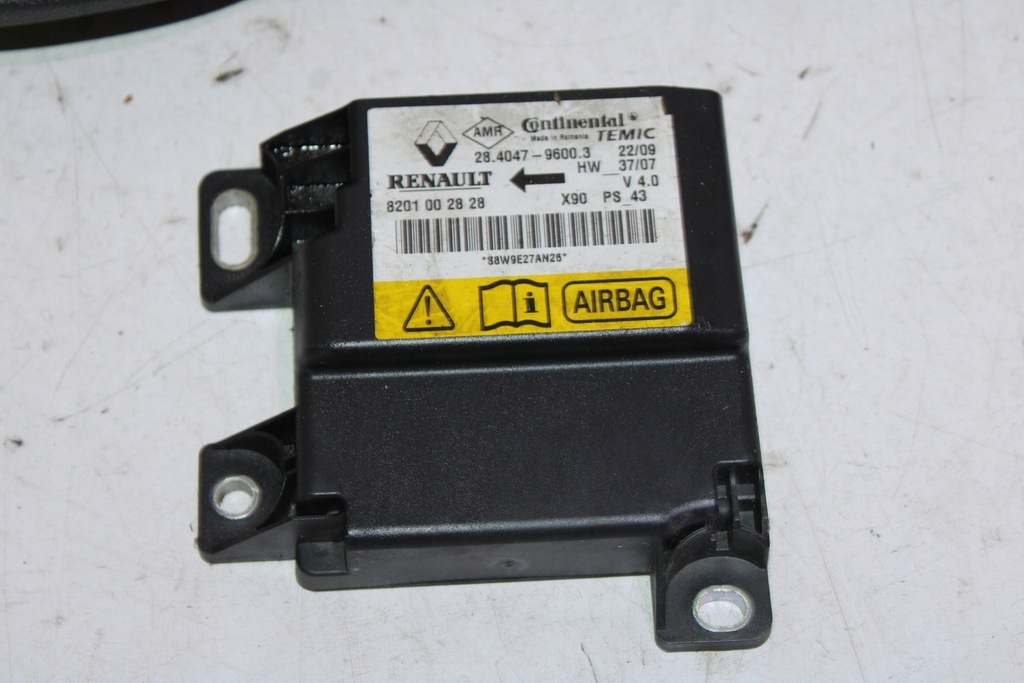 фото №6, Подушка подушка безопасности пассажира водителя датчик dacia sandero демонтаж