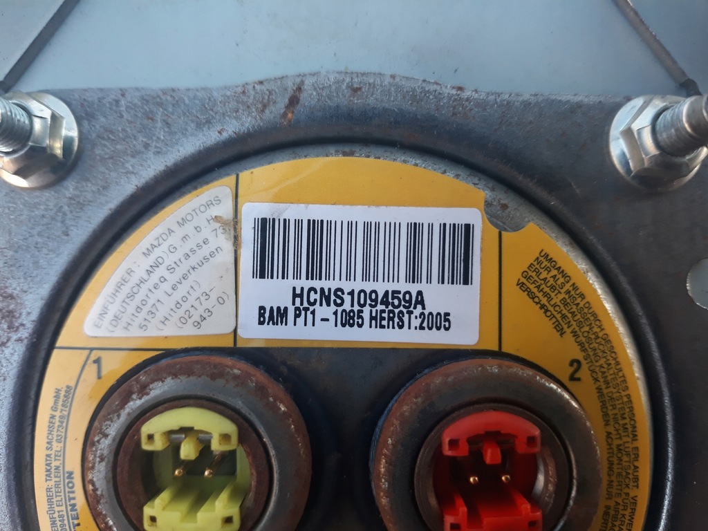 фото №5, Подушка повітряна водія mazda rx-8