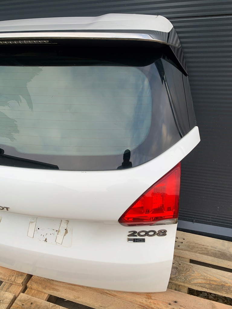 фото №6, Peugeot 2008 i кришка багажника багажника комплектна білий