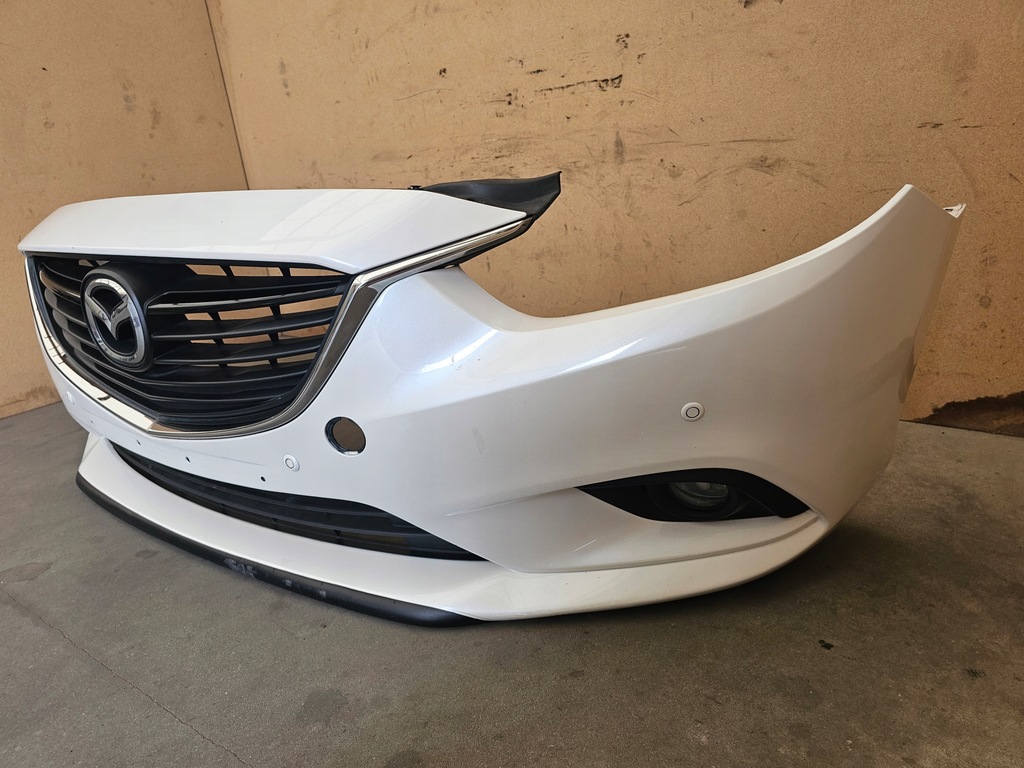 фото №7, Mazda 6 gj 2012-2015 бампер передній перед + решітка радіатора pdc датчики 25d