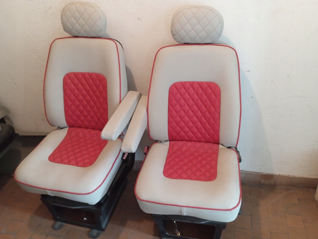 фото №2, Сидіння лівий правий перед водія renault master ii iii lift kamper