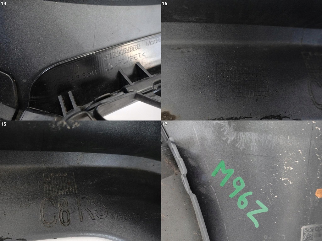 фото №12, Audi rs7 rs6 c8 4k8 19- бампер решётка радиатора решётка радиатора перед омыватель / парктроник