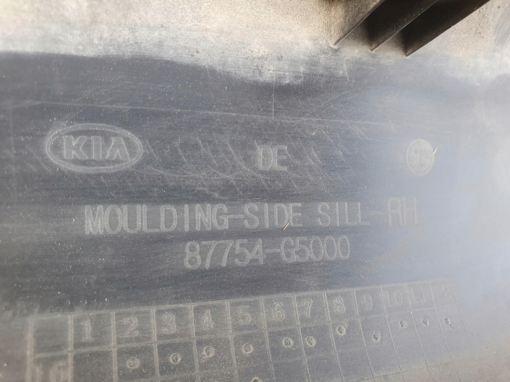 фото №9, Молдинг порог левая i правая kia niro i 87753 g5000 87754 g5000