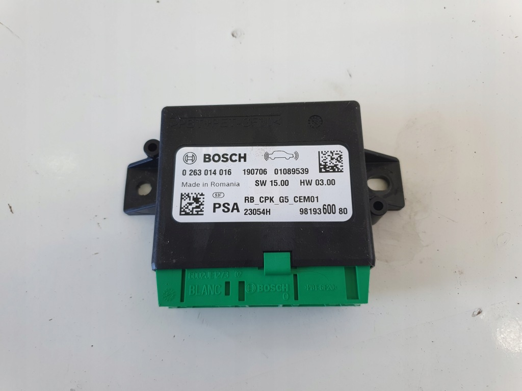 фото №1, Opel grandland x модуль датчиков pdc 9819360080