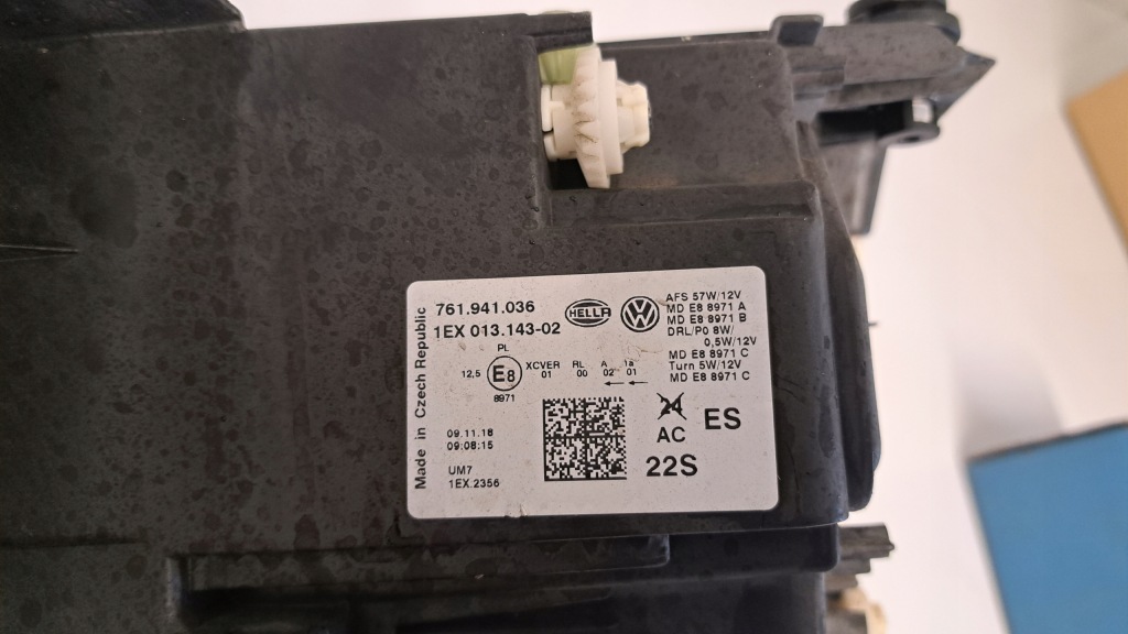 фото №14, Лампа правая vw touareg iii full led 761941036