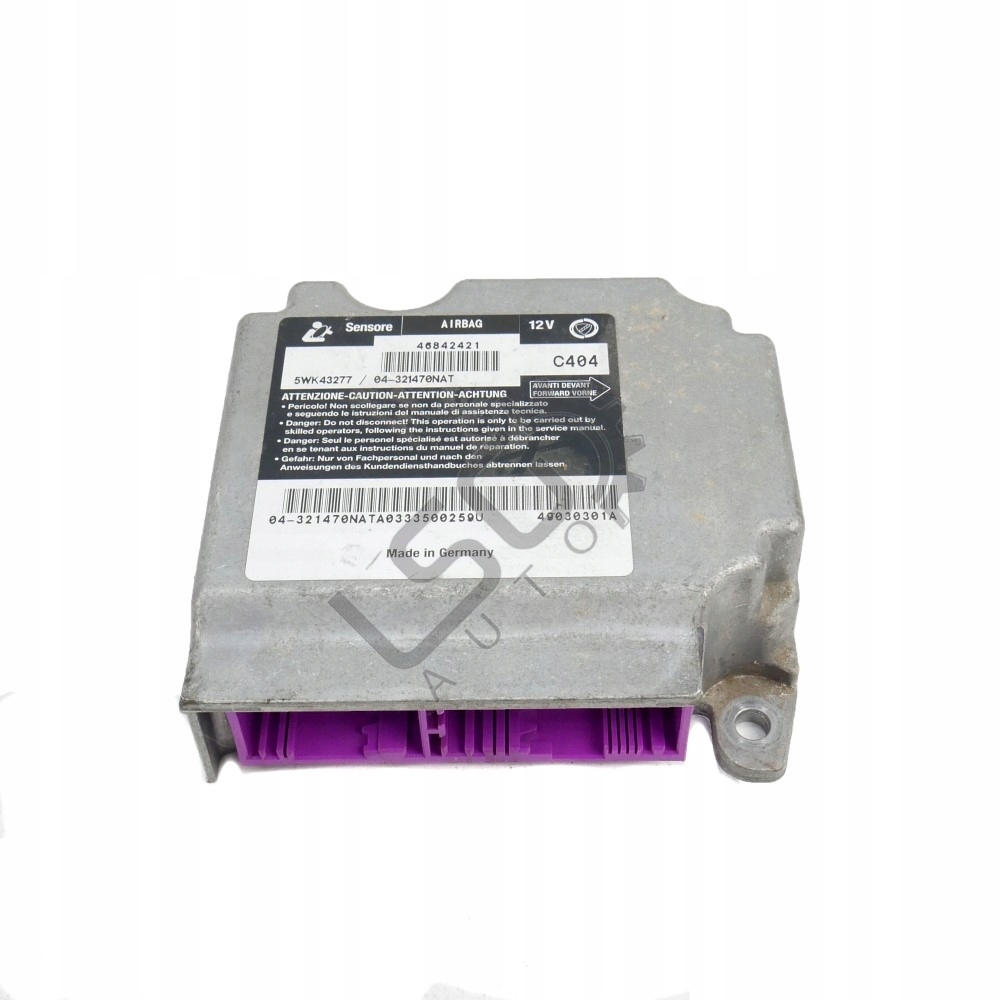 фото №1, Датчик модуль подушка безопасности alfa romeo 2000-2004 147 5wk43277 46842421