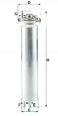 Купити Фільтр пального wk 532 mann-filter alpina bmw 5 7