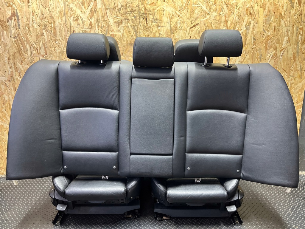 фото №10, Bmw f10 комплект сиденья подогрев uk заднее сиденье обшивки кожа czarna mpakiet