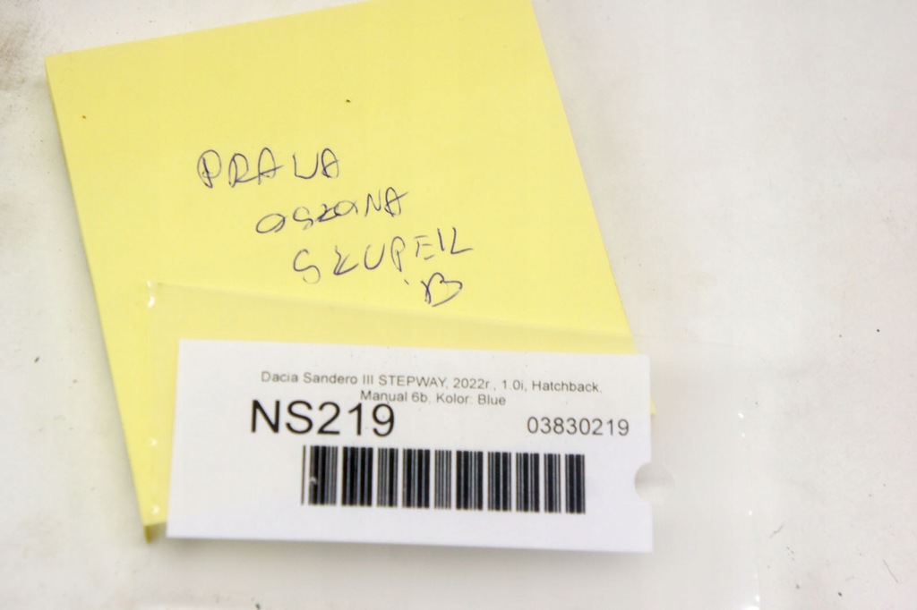 фото №6, Ns219 dacia sandero iii захист стійка права середина