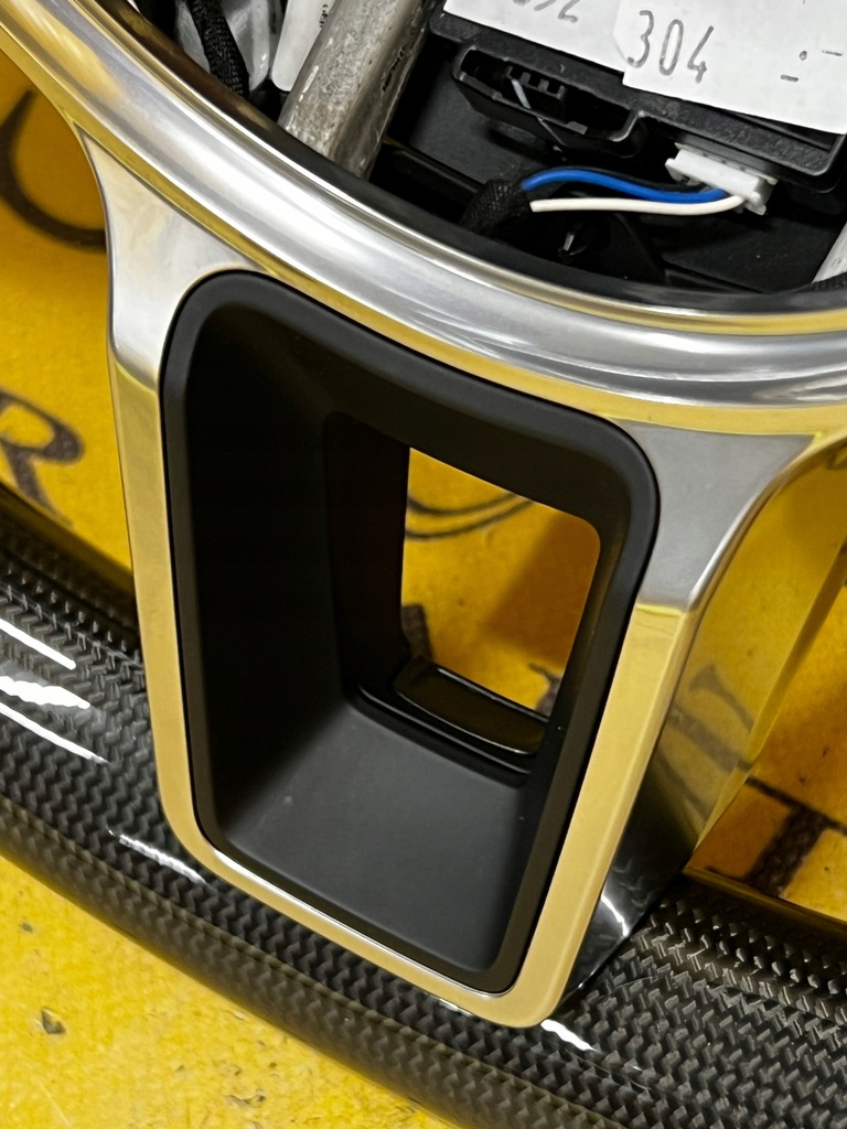 фото №9, Кожаный воздуховод карбон лепестки переключения porsche 911 991 lift