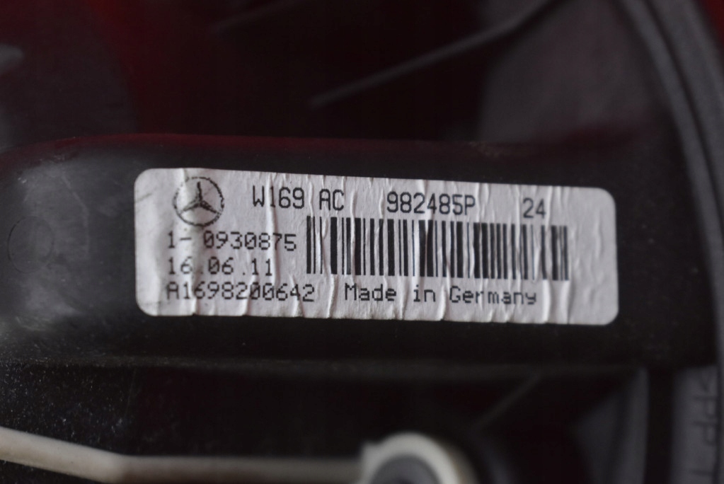 фото №4, Воздуходувка вентилятор обдув eu a1698200642 mercedes a-klasa w169 08-12