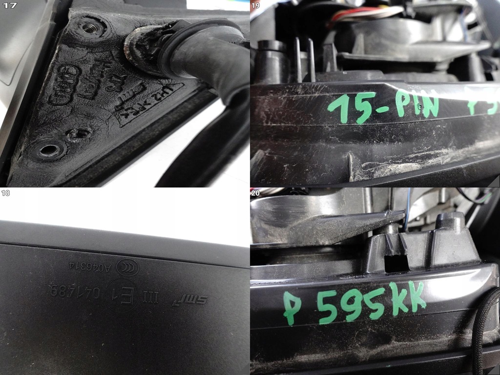 фото №15, Audi q8 sq8 rs8 4m8 18- дзеркало поворотник камера ліва 15 + 1 = 16 pin