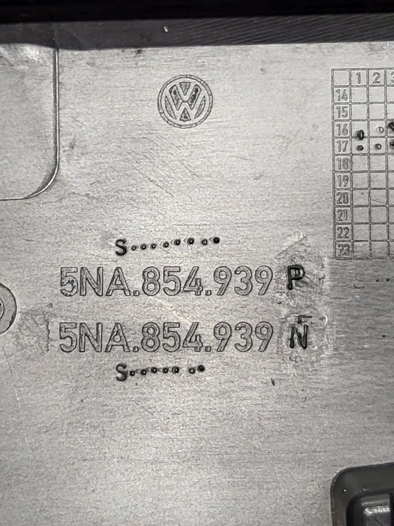 фото №11, Tiguan ii молдинг двері ліва перед 5na854939p