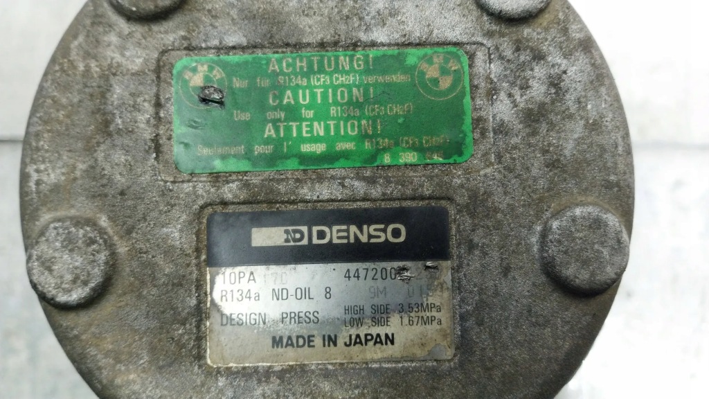 фото №5, Компресор компресор кондиціонера 8390646 bmw e34 e36