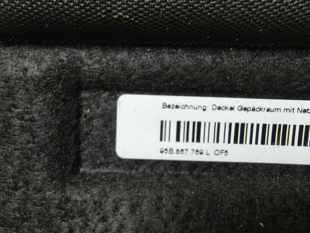 Porsche macan 95b 95b867769l полиця задня багажника Зі Шроту