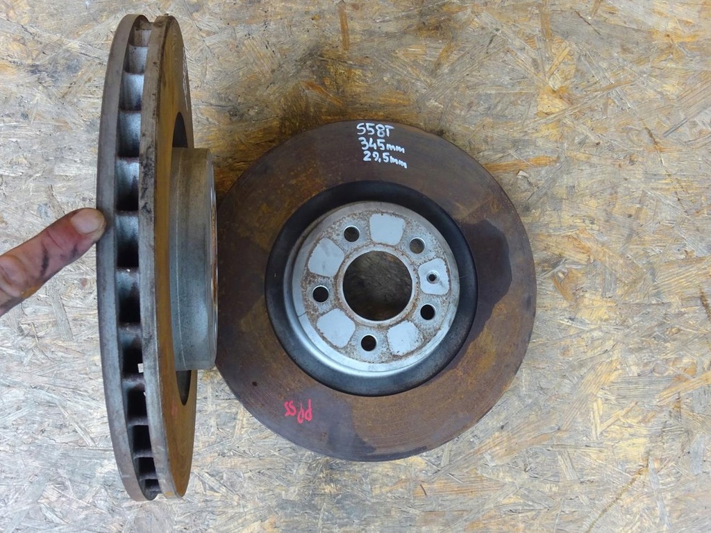 фото №12, Audi s5 8t 4.2 fsi swap суппорты тормозные диски перед передние borg beck 345mm kpl