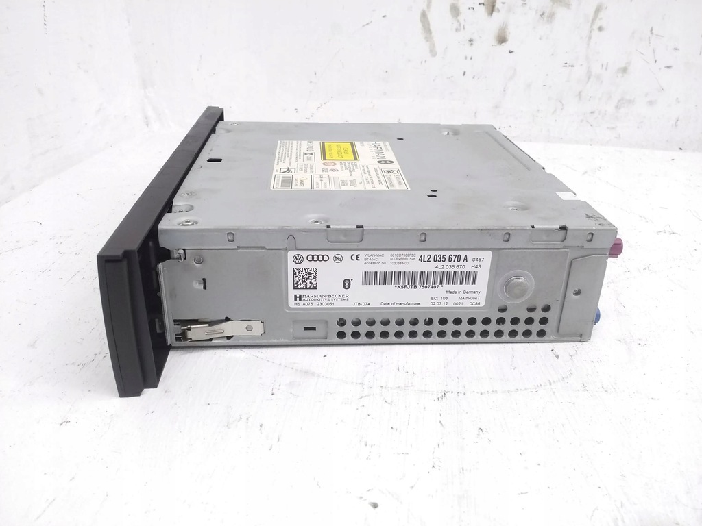 фото №7, Audi q7 4l 2012 станция мультимедийная gps / cd / dvd