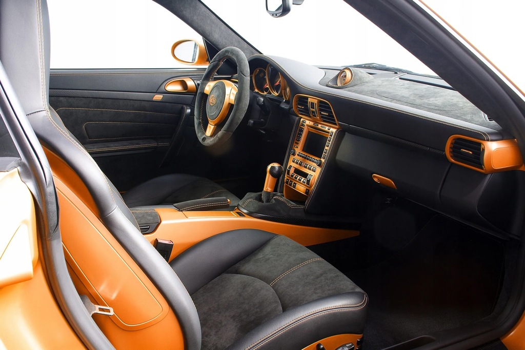 фото №13, Porsche 911 997 накладки туннель декоры защита orange