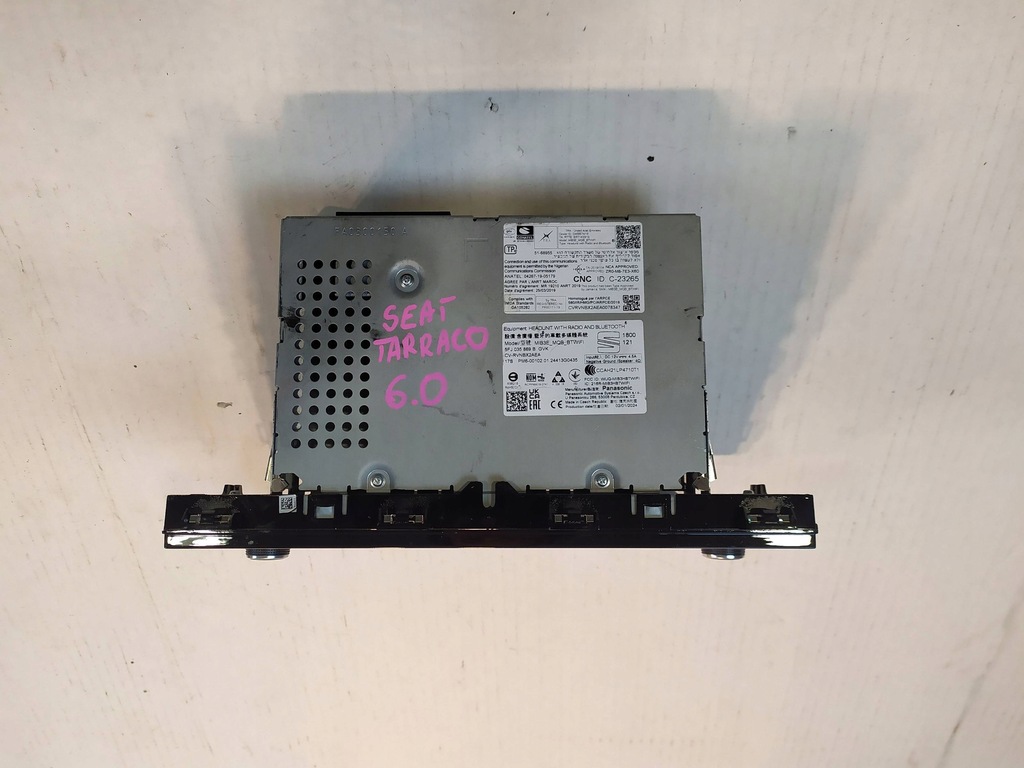 фото №6, Дисплей панель монитор радио seat ibiza v kj