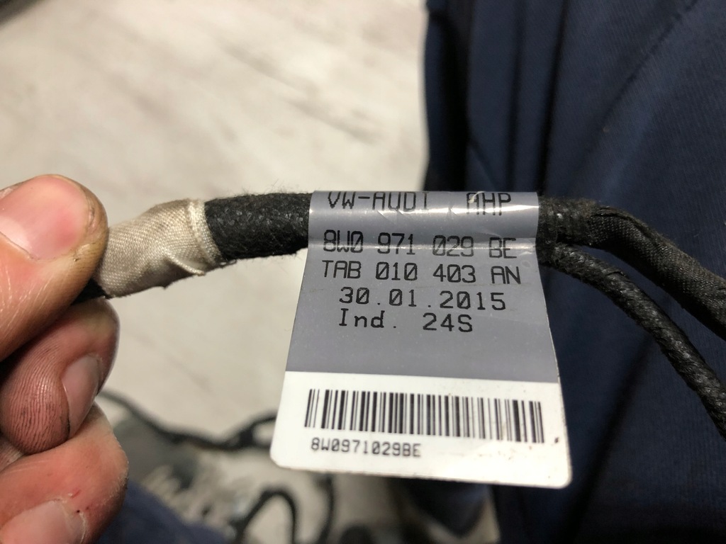фото №10, 8w0971029 джгут двері лівий перед audi a4 b9