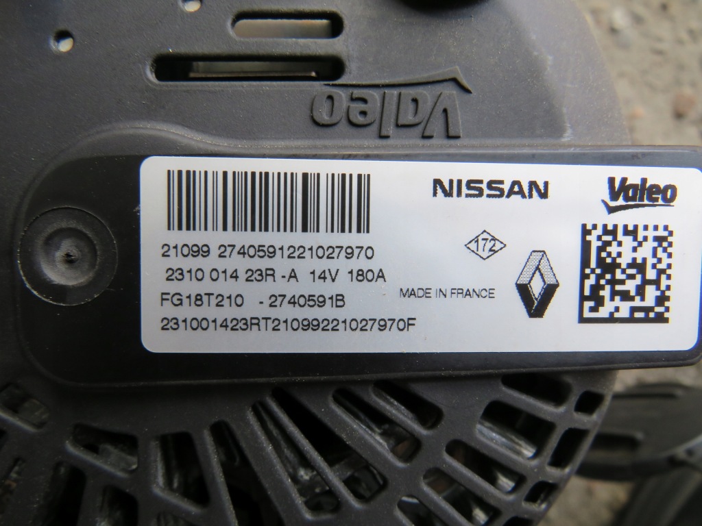 Генератор renault 231001423r Ціна