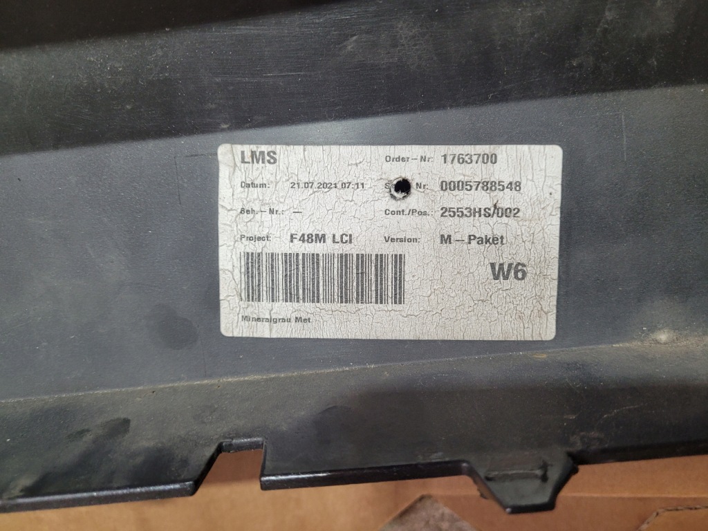 фото №13, Bmw x1 f48 lift m-pakiet 19r- бампер передний