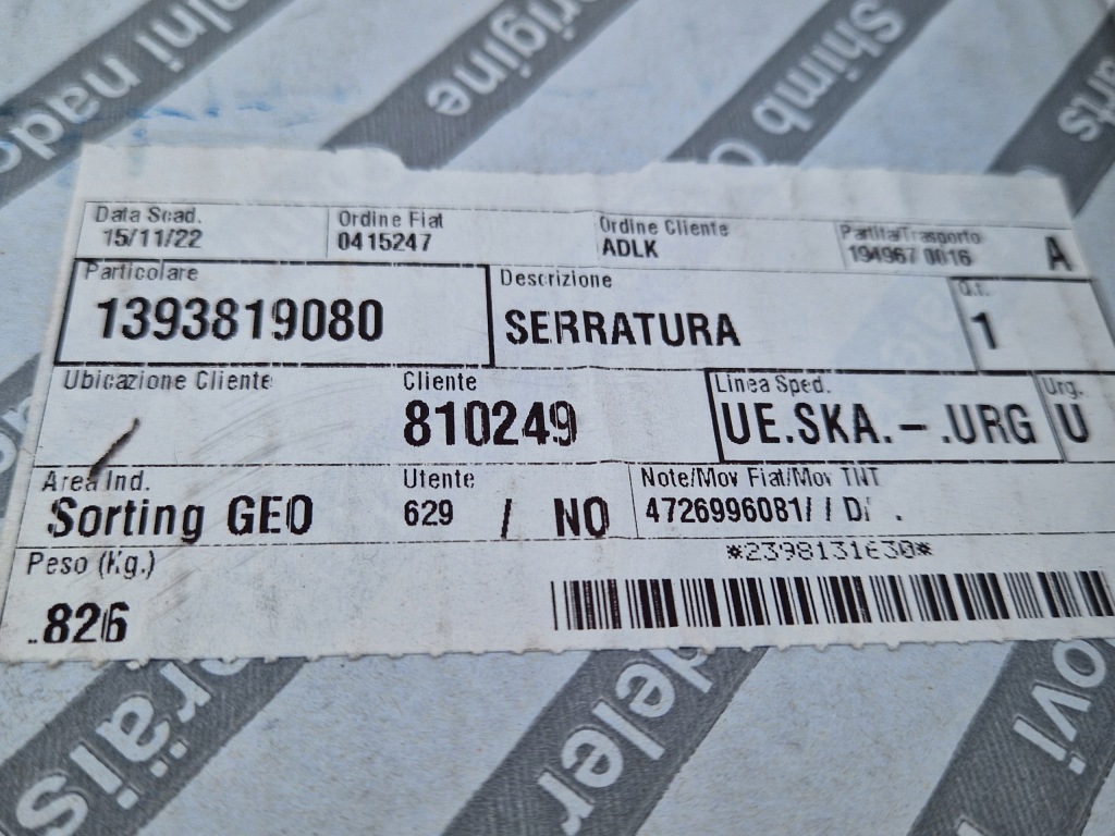 фото №11, Ducato jumper boxer 06- замок двері передній правий 1393819080 новий оригінал