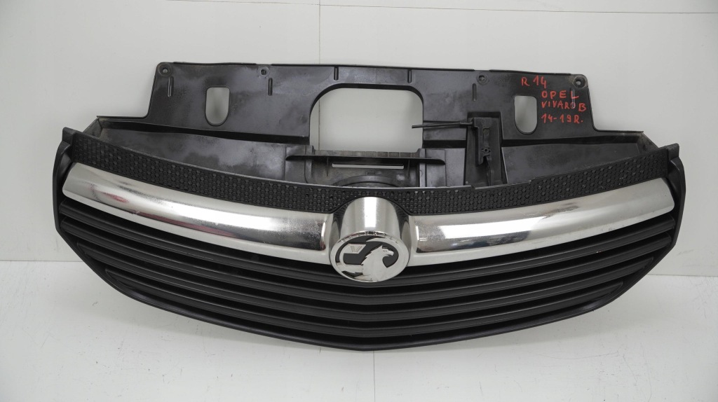 фото №1, Решётка радиатора решётка радиатора бампера opel vivaro b 14-19r