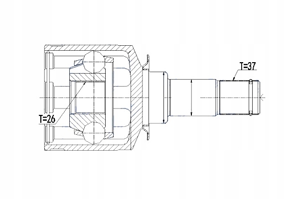 фото №5, Nty шарнир внутренний mercedes gl x164 06- левый передний