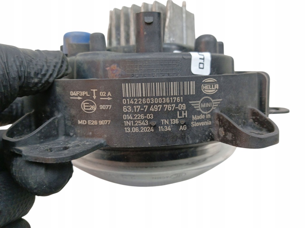 Противотуманная фара левый led mini cooper f55 f56 f57 рестайлинг  18-20 7467767 в Украине
