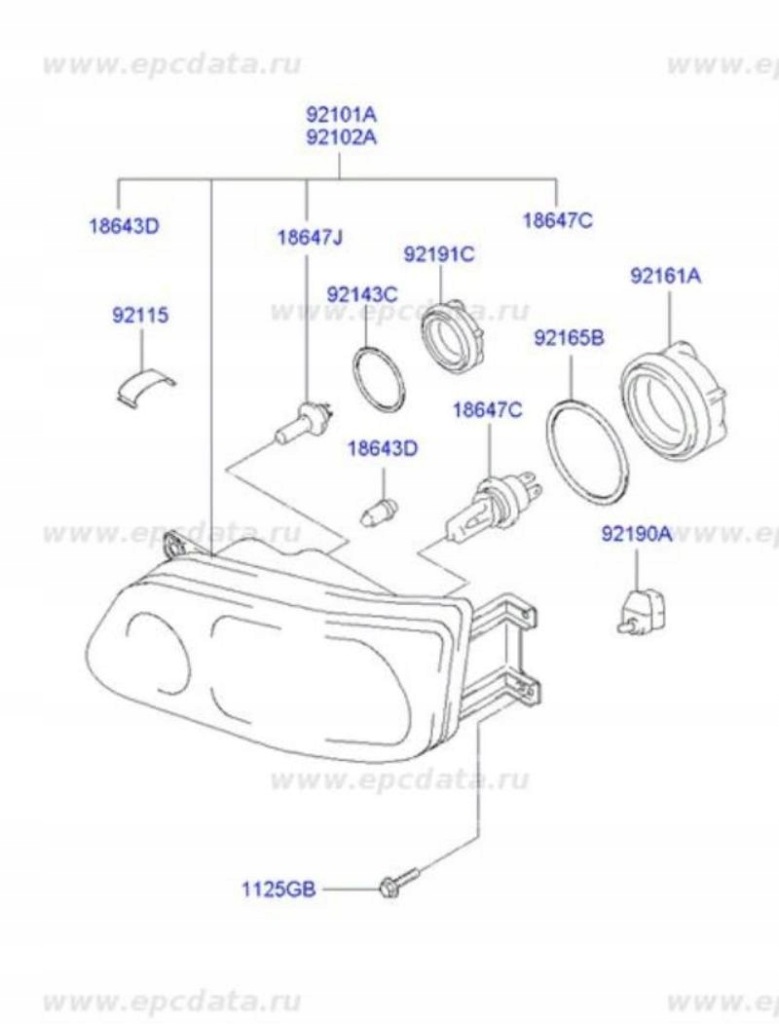 фото №4, Защёлка бардачка kia sorento 03-06 оригинал