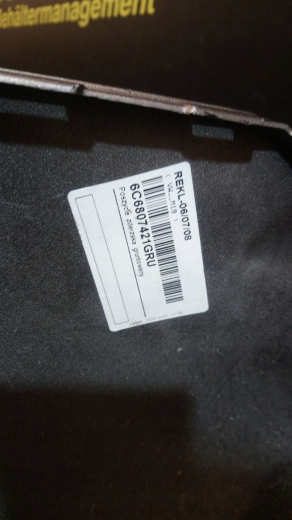 фото №13, Vw polo v 5 6c lift 14-17 бампер задня pdc hak 6c6807421 коричневий колір