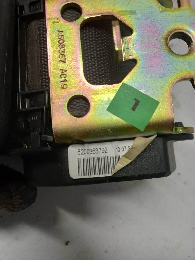 фото №4, Pas безпеки лівий задня scenic ii 3 ряд