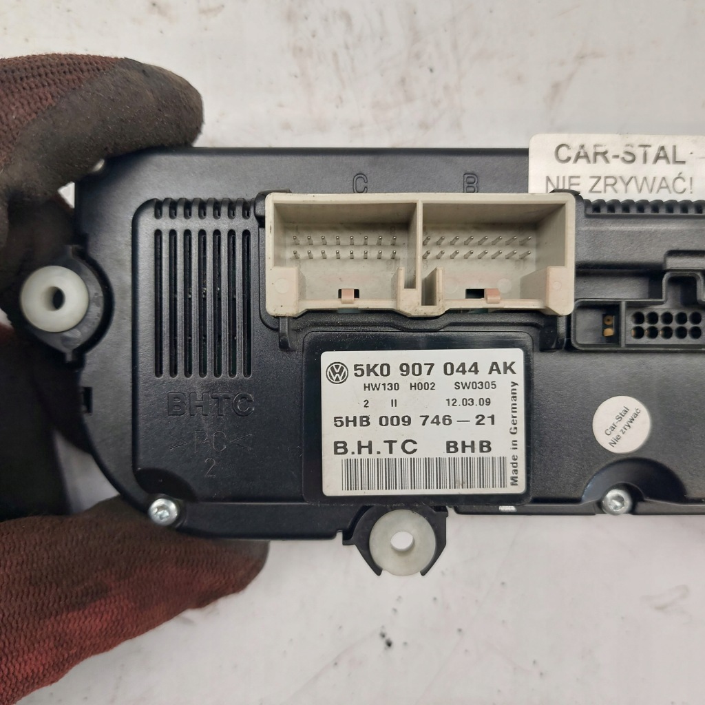 фото №11, Volkswagen golf 6 vi панель кондиционера 5k0907044ak