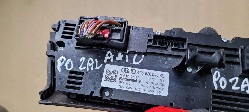 фото №12, A6 c7 4g lift панель обдув кондиціонера 4g0820043bl a7 4g