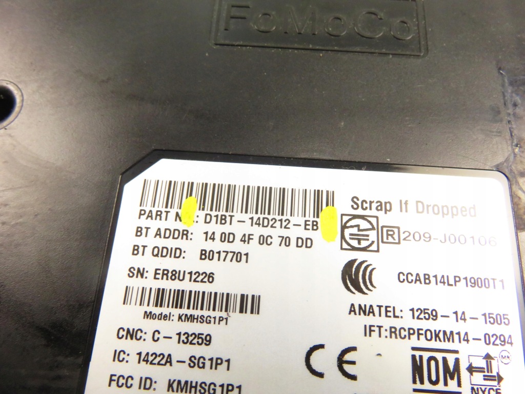 Модуль bluetooth ford b-max jk d1bt14d212eb в Украине