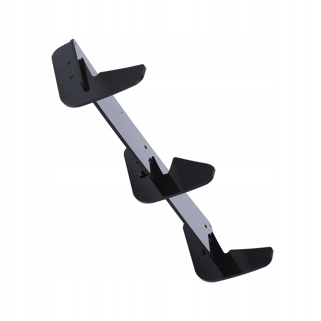 фото №12, Чёрный блестящий диффузор заднего бампера w