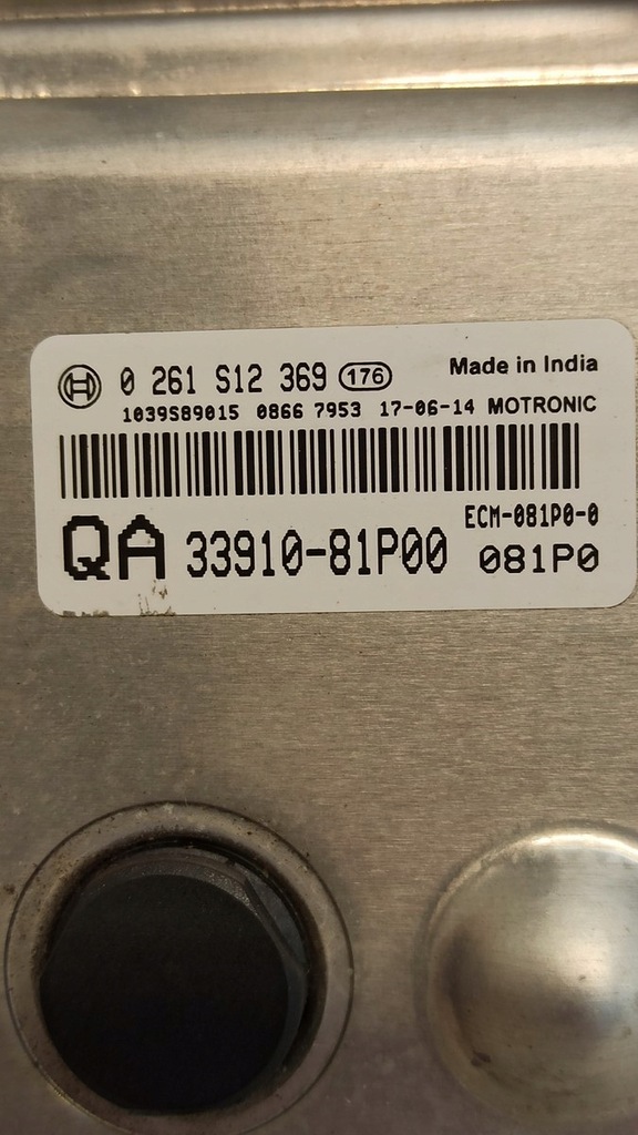 фото №5, Suzuki swift mk8 бортовой компьютер двигателя 1.2 33910-8100