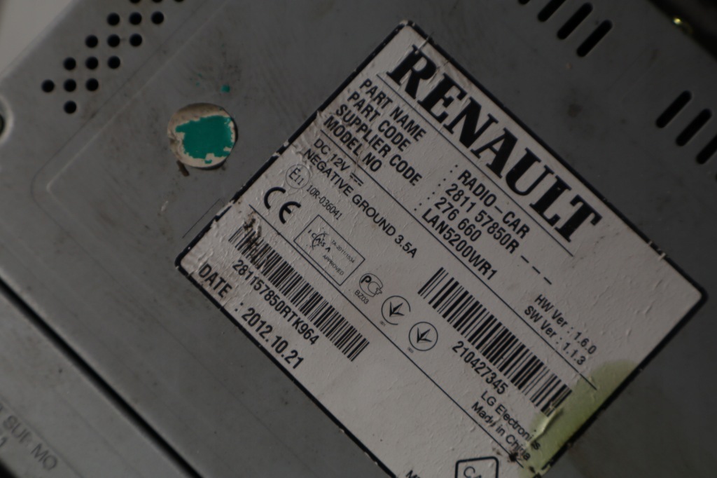 фото №4, Радіо dacia lodgy